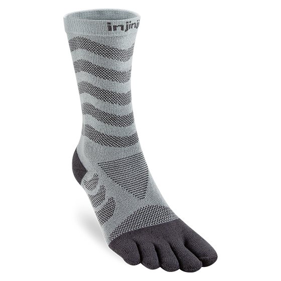 Injinji Women's Ultra Run Crew socks with coolmax