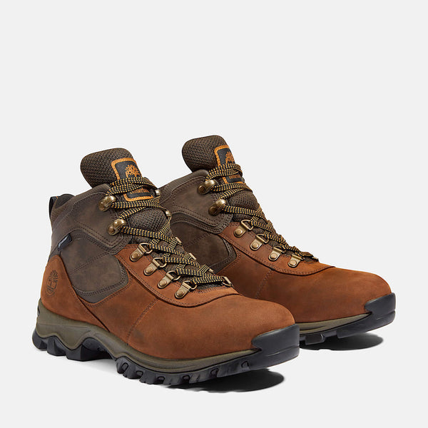 Timberland Men's Mt. Maddsen Waterproof mid-hiker boot, Dark Brown