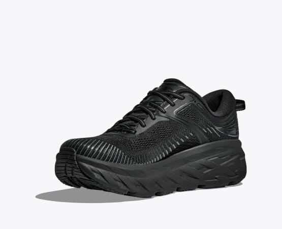 Hoka One One Men's Bondi 7 Black, wide