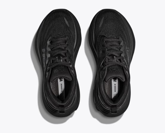 Hoka Men's Bondi 8 extra wide 4E, black