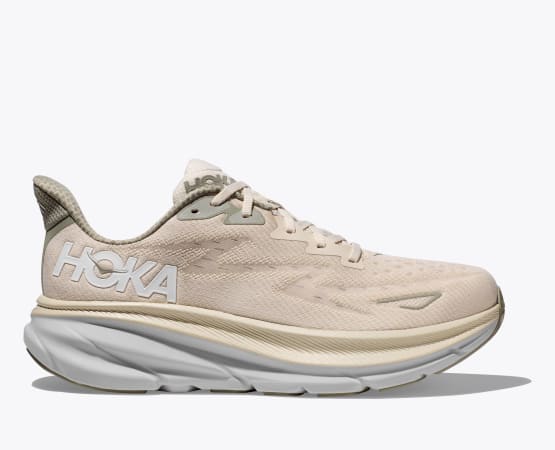 Hoka Men's Clifton 9, oat milk / barley