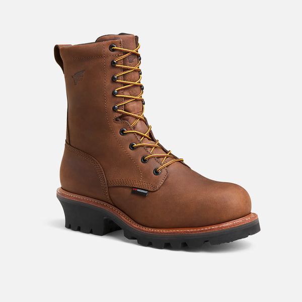 Red Wing LoggerMax
Men's 9-inch Waterproof, Insulated Safety Toe Boot wide 2E, Brown