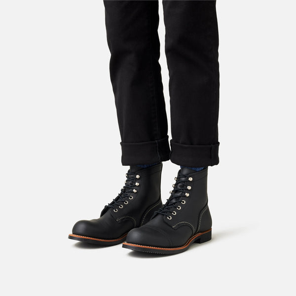 Red Wing #8084
Men's Iron Ranger®
Men's 6-Inch Boot in Black Harness Leather