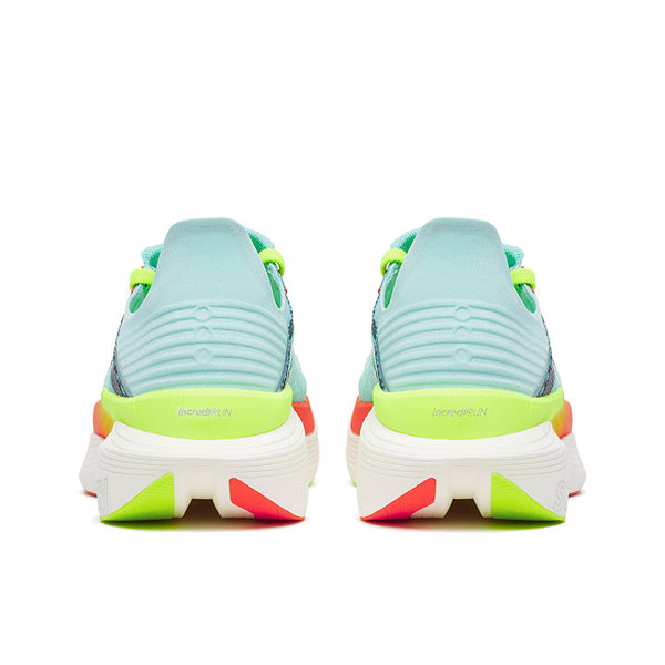 Saucony Women's Endorphin Elite 2 in Splash/ Fire