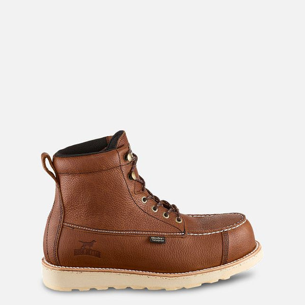 Irish Setter Men's Wingshooter ST wide 2E full grain leather 6-inch boot waterproof safety toe, brown