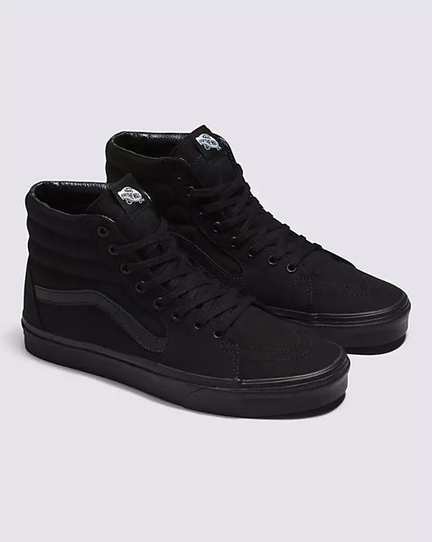 Vans Men's Sk8-Hi canvas shoe, black