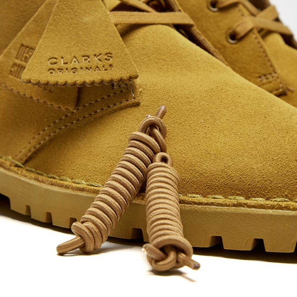 Clarks Originals Men's Desert Rock Suede Boots, Oak Moss